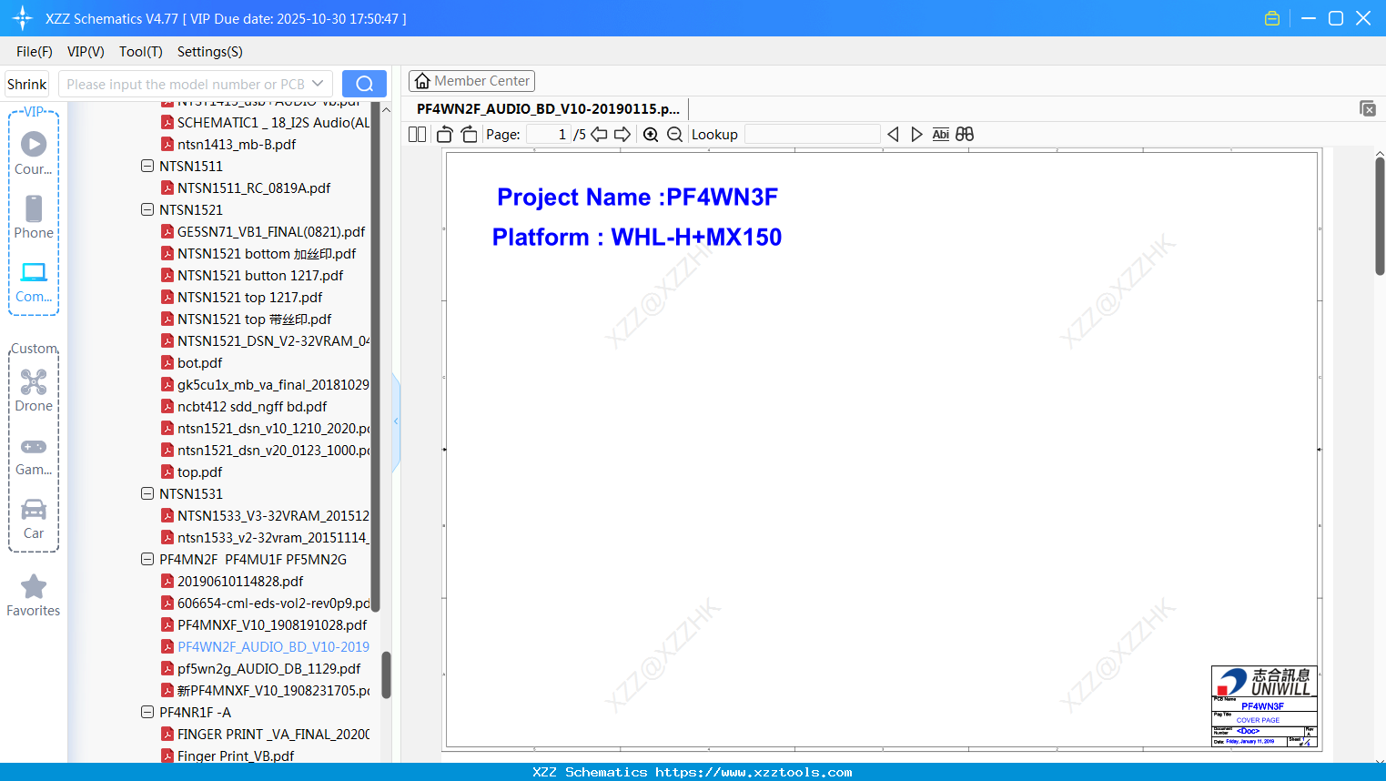 Laptop Mechrevo PF4WN2F_AUDIO_BD_V10-20190115